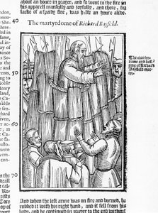 El martirio de Richard Bayfield (m.1531) de 